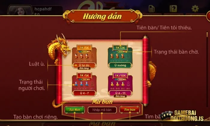Chắn Gemwin Luật chơi dễ hiểu