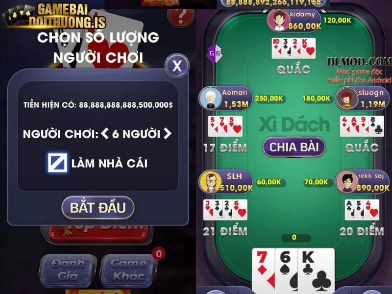 Luật chơi cơ bản của game bài Xì Dách 789Club